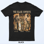 Must Kauboi L&auml;&auml;ne Rodeo Melaniin Must Ajalugu Texas Meeste T-s&auml;rk 2XL