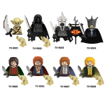 Keskaegsed lotr Tegevusfiguurid Ringvaim S&otilde;durid Ratsanik M&auml;gi R&uuml;&uuml;tlid Ehitusklotsid Tellised M&auml;nguasjad lapse kingitusteks black