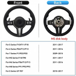 M-seeria rool BMW F01 F10 F11 F20 F21 F30 F31 F34 F32 F33 F36 F22 F23 F48 M3 M5 jaoks Rool Auto lisatarvikud M5 leather (NO airbag) must