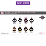 Stray Kids TEE SEDA POP-UP POOD SKZOO Kost&uuml;&uuml;mi Magnet Pl&uuml;&uuml;sist v&otilde;tmehoidja BbokAri