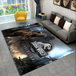 3D-koomiks Jurassic Parki dinosauruste ala vaip, suur vaip, elutoa diivani uksematt, libisemiskindel lapse p&otilde;randamatt 60*90cm