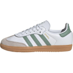 adidas Samba OG J Valge H&otilde;bedane Roheline Laste tossud Pilvevalge Kummist JP5479 37⅓ white