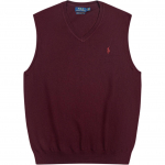 Polo Ralph Lauren V&auml;ike Hobuse logo Tikitud V-kaelusega Villane Kootud Vest Meeste vestid 710722791-003 S
