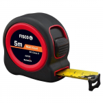 M&egrave;tre ruban - FISCO - 5m x 25mm - Noir - Acrylonitrile butadi&egrave;ne styr&egrave;ne - AW5M/D - Pr&eacute;cis - Compact