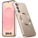 Coque Magn&eacute;tique - BOOLING - pour Samsung Galaxy S25 FE - Silicone Anti-Rayures - Dor&eacute; kuld