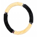 Plush Steering Wheel Cover for Women & Men Universal 15 Inch Steering Wheels Accessories Eco-Friendly comfortbale Wheel kollane