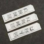 ABS 3D kroomitud t&auml;hed autokleebiste jaoks Mercedes Benz E220 E250 E320 E450 W212 W213 tagumise pagasiruumi embleemi m&auml;rgi logo tarvikud E450