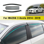 Auto suitsuaken p&auml;ikesevisiiri deflektori kaitse Mazda 3 Axela luukp&auml;ra/sedan 2008 2014 2015 2016 2017 2018 tarvikud 2008
