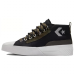 Converse Street Utility Unt1tl3d CS Vabaaja ja mugavad keskmise k&otilde;rgusega espadrillid Unisex Must & Roheline 40.5
