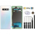 Samsung Galaxy S10 tagaklaasi katte vahetus S10 G973U G973F G973Ul G973F/DS G973W tagakate aku tagaklaasi kate eelpaigaldatud Silver back cover+tools