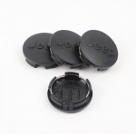 Set of 4 Black 63 mm Wheel Center Caps GrandCherokee Wrangler Compass 2.48
