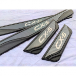 Mazda CX5 Accessories Car Door Sill Protector Scuff Plate Cover Trim Guard | Black | Plastic | Universal Fitment | Easy tallation | China