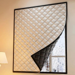 Magnetiline Talvine Paks Uksekardin - Lihtne Paigaldada - Ei Puurimist - Hoiab K&uuml;lma V&auml;ljas & Sooja Sees - Tuulekindel Vahekardin W148cm*H240cm(no Zipper)