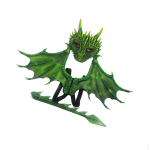 Children's Dragon Costume Dinosaur Wing Tail Set Role-Playing Cosplay Props Dress up Toy for