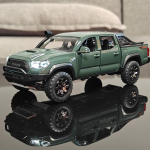 1:32 Toyota Tacoma TRO Reisiversioon Sulamist Valatud Mudel Pikapi M&auml;nguasjad Lauakaunistused S&uuml;nnip&auml;evakingitus Lastele Poistele M&auml;nguasi roheline