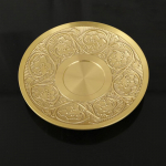 Messingist graveeritud kohvitass restorani kontori p&auml;rastl&otilde;unatee komplekt retro Euroopa veetass teetass alustassiga komplekt sissekolimiskingitus 150ml