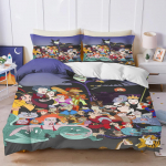 Disney Kurikaelad Maleficent Ursula Paha Kuninganna Voodipesukomplekt Tekikott Tekikotid Kahekordne Mugavus 100% Pol&uuml;ester 3-osaline Komplekt EU Single(135*200cm)3pcs