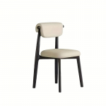 Prantsuse minimalistlik s&ouml;&ouml;gitool - P&otilde;hjamaade sametine tugitool kuldsete metalljalgadega, luksuslik restoran ja kodune s&ouml;&ouml;gitool nordic chair mustjasvalge