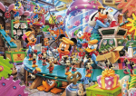 Tenyo Pusle Disney M&auml;nguasjatehas koos ja Teeninduskaardiga (Tenyo) [Valmistatud Jaapanis] 108-osaline Mickey's (18,2x25,7 cm) D-108-774 Liim, Spaatel,