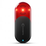 COOSPO TR70 Tagurdusradari tagatuli maanteele S&otilde;idukite tuvastamine teie taga kuni Bluetooth-&uuml;henduseni Seitse valgustusrežiimi 40 tundi valgustust Jalgratta must