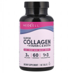 NeoCell, Super Kollageen + C-vitamiin ja Biotiin, 180 tabletti