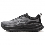 Li Ning Cushioning Slip Resistant Abrasion Resistant Breathable Low top Running Shoes Men's Coal Smoke Gray ARSV095-5 41