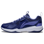 Li Ning Ace Comfortable Slip Resistant, Abrasion Resistant, Breathable Low top Badminton Shoes Unisex Navy AYTT001-1 43 blue