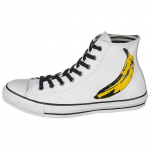 Andy Warhol x Converse Slip Resistant Abrasion Resistant High top Skateboard Shoes Unisex White 149535C 37