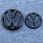 Uus VW VOLKSWAGENile Uued Embleemid 2 tk 135 mm 110 mm Auto Esiv&otilde;re M&auml;rk ja Tagaluugi Embleem Logo Auto Stiil Fo