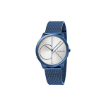Calvin Klein Ck Minimalistlik Seeria Kvartsikell Unisex-kellad H&otilde;bedane K3M51T56 Regular Watch Box,Silver Dial Blue Strap