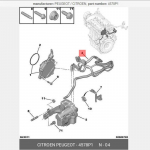 4578P1 CitroenC3 C5X7 C4 DS3/4/5 Peugeot 208 308CC/SW 408 RCZ 207CC 508 3008 1.6T turbo piduri vaakumvoolik, Piduri vaakumvoolik Brand High Quality
