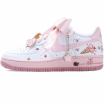 Nike Air Force 1 Rula Kingad GS Valge Roosa CT3839-107(Team130-VAM) 36