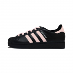 Adidas Originals Superstar 2 Roosa Virsik Madalad Rula Kingad Unisex Must Roosa JI0079(Team85-) 35⅔