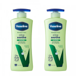 [2 tk pakk] Vaseline Intensive Care Aloe rahustav kehalosjoon 400 ml x 2 tk Rahustav & niisutav