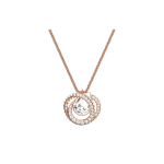 Swarovski Generation ripatsiga kaelakee Valge Roosa Kuld Tooni Naiste kaelakee 5636513 Box (Random Color)