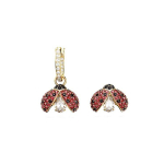 Swarovski Idyllia As&uuml;mmeetrilised Lepatriinu Tilgakujulised Kuldkattega K&otilde;rvar&otilde;ngad Naiste k&otilde;rvar&otilde;ngad Mitmev&auml;rvilised 5666131 Box (Random Color)