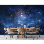 Galaktika seinamaaling 3d Modernne t&auml;histaeva tapeet Galaktika universumi tapeet seintele Seinamaaling Tuba Kodu sisekujundus 200 cm(W) x 140 cm(H)