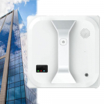 Automaatne aknapuhastusrobot k&otilde;rgete akende lagede plaatide jaoks koos kaugjuhtimispuldi nutika aknapuhastusrobotiga klaasaknaplaatide jaoks, siseruumides ja v&auml;ljas