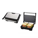 kastmiskannu mini grill, Lihtsalt puhastatavad vastupidavad mittekleepuva keraamilise plaadiga, 750W us must