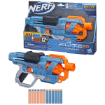 Hasbro NERF Elite 2.0 Commander RD-6 Blaster P&ouml;&ouml;rlev padrunisalv 12 padrunit 6-padruniline Mahutavus V&auml;lism&auml;nguasi Poistele ja T&uuml;drukutele E9485 gray