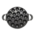7/12/19-auguga k&uuml;psetusvorm &uuml;mmargune vorm Cake Pop'i, Takoyaki ja Munapannkookide jaoks alumiiniumist Takoyaki pann lihtsa vabastamisega kiire puhastus mitmek&uuml;lgne k&ouml;&ouml;gik&uuml;psetus 19