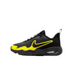 Nike Air Max Nova Synthetic Leather Comfortable Round Toe Breathable Low top Kids' Training Shoes Teenagers FN4446-009 37.5 black