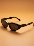 Balenciaga BB0207S-001 001 54 Unisex P&auml;ikeseprillid must