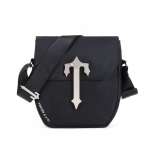 Kott Mood Uus Meeste ja Naiste Ruudukujuline Kott Crossbody Kott &Otilde;lakott Nailonist Kott black