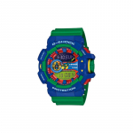 Casio CASIOG-SHOCK YOUTH seeria Lego m&auml;nguasjad v&auml;rviliste kontrastsete v&auml;rvidega, p&otilde;rutuskindel, antimagnetiline, veekindel, sport, kvartsliikumine, GA-400-2ADR sinine