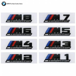 3D ABS Must Logo M1 M2 M3 M4 M5 M6 M7 M8 Competition Embleem Auto Tagumine Pagasiruumi Kleebis BMW M1 M2 M3 M4 M5 M6 M7 M8 Tarvikutele 10x3cm&M8 competition