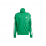 Adidas Originals Adicolor Classics Firebird Treeningjakk Triibulise Logotr&uuml;kiga Meeste Pealisr&otilde;ivad Roheline IU0762 XL
