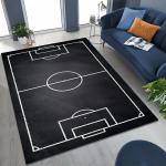 Jalgpallistaadioni piirkonnamatt Jalgpalliv&auml;ljak Spordidisain Jalgpalliv&auml;ljaku matt Laste sporditoa sisustus Ameerika vaip Kodu sisustus 80X120CM