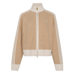 Adidas Originals Kootud Treeningjakk Pehme Mugav Triibuline Vabaaja Jakk Naiste Topid KV8866 M beige