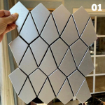 1 tk Moodne Koori ja Kleebi Tagaseina Plaadid DIY K&ouml;&ouml;gi Vannitoa Seinakleebis Kodu Kaunistus Veekindel Isekleepuv Mosaiikplaadid